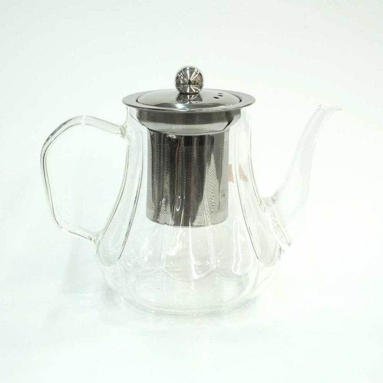قوری دمنوش ساز گرد شیاردار 750ml