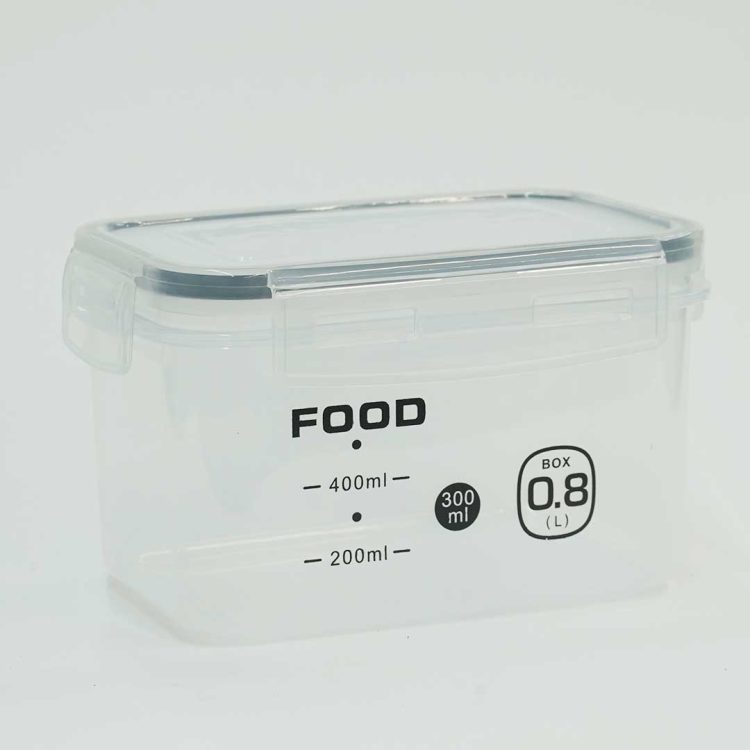 ظرف ماکرویوی 4 قفل 800ml