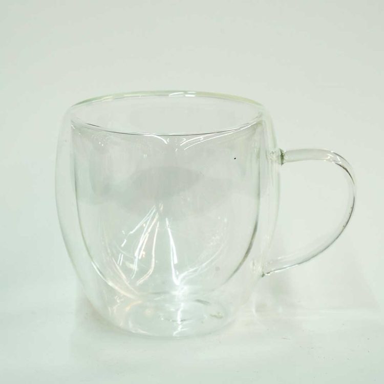 لیوان 2 جداره دسته دار 250ml